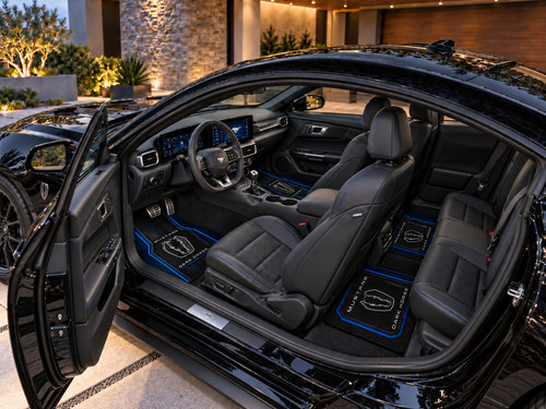 Dark horse car floor mats - car, set
