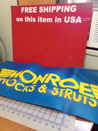 Monroe shocks rubber display - monroe,